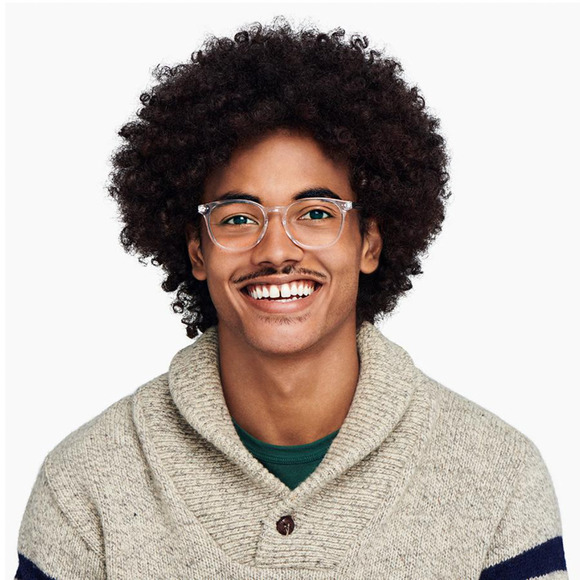Warby Parker Other - Warby Parker Eyeglasses Carlton Crystal Clear Rectangular Optical Frame Unisex